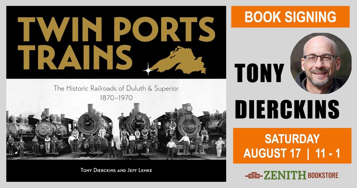 Book Signing: Tony Dierckins for Twin Ports Trains