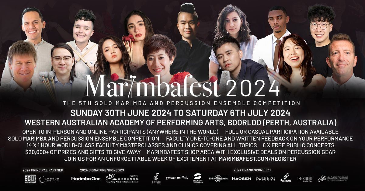 Marimbafest 2024: The 5th Solo Marimba and Percussion Ensemble Competition