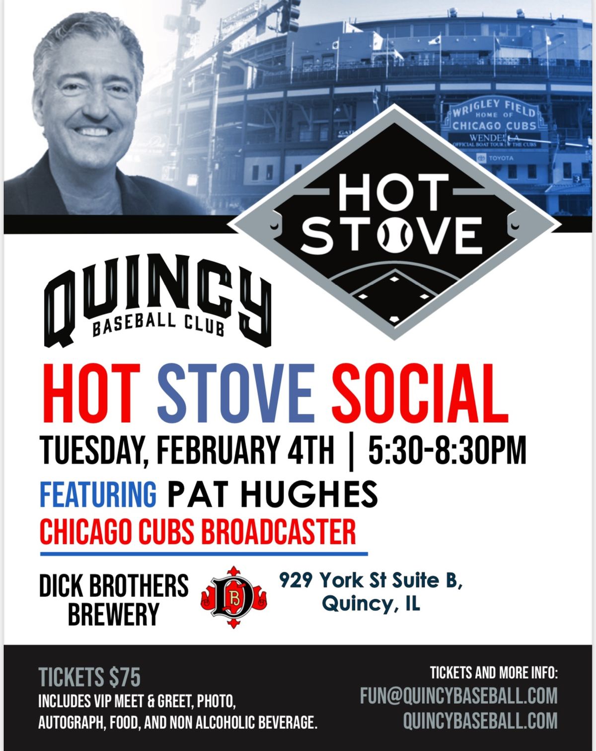 2025 Quincy Baseball Club Hot Stove Social