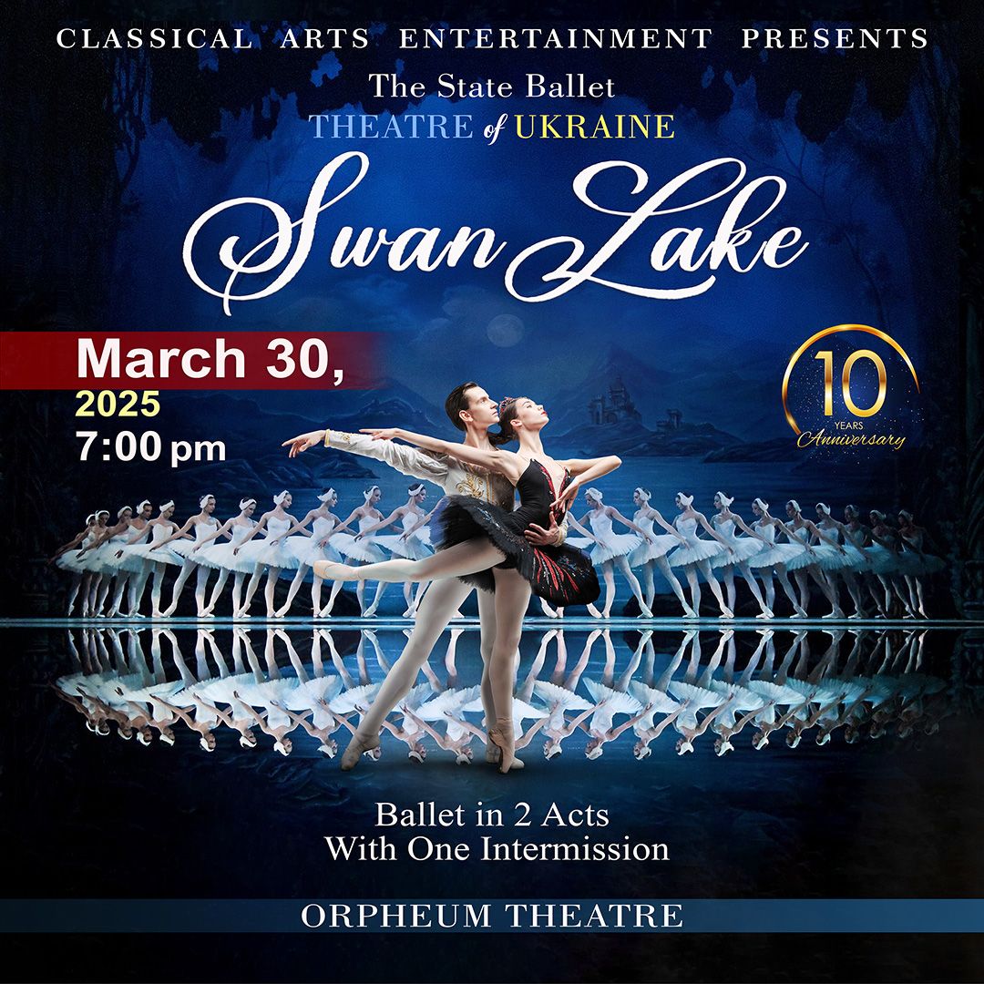 State Ballet Theatre of Ukraine - Swan Lake at Orpheum Theatre - Wichita