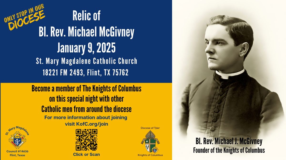 Relic of Bl. Rev Michael McGivney 