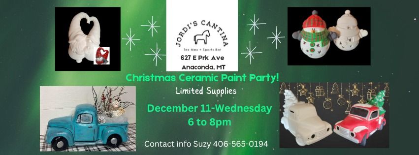 Christmas Ceramic Paint Party 