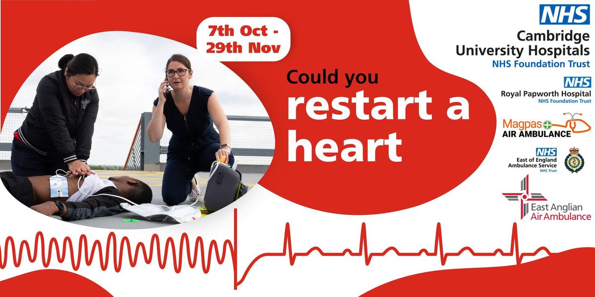 Restart a Heart 2024 - Northstowe Interim Community Centre (The Cabin)