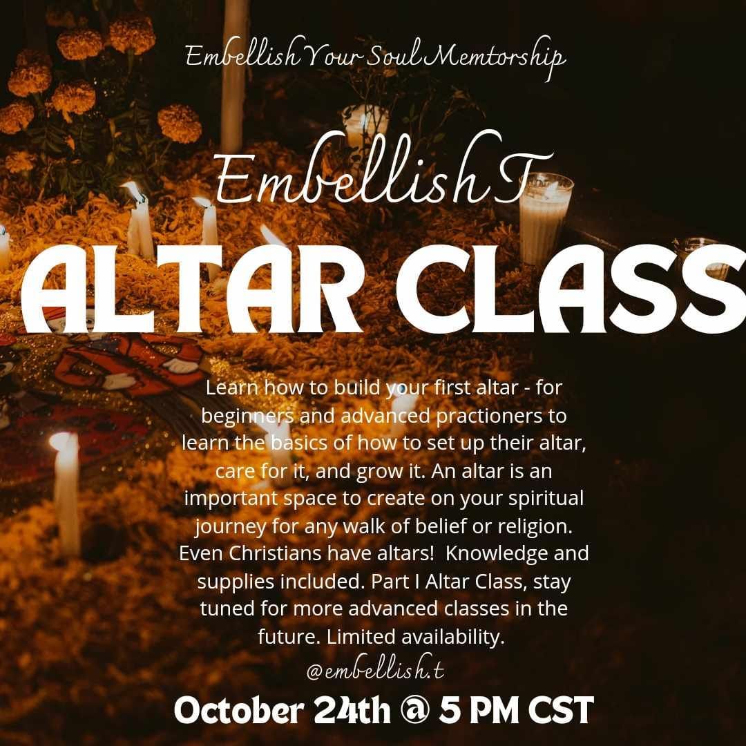 Embellish T Altar Class 