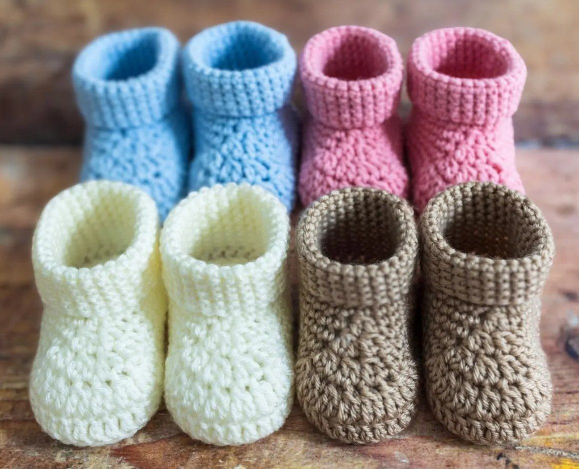 Crochet Your Own Baby Booties!