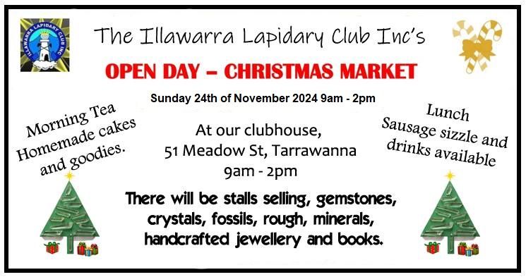 The Illawarra Lapidary Club's Open Day & Christmas Market