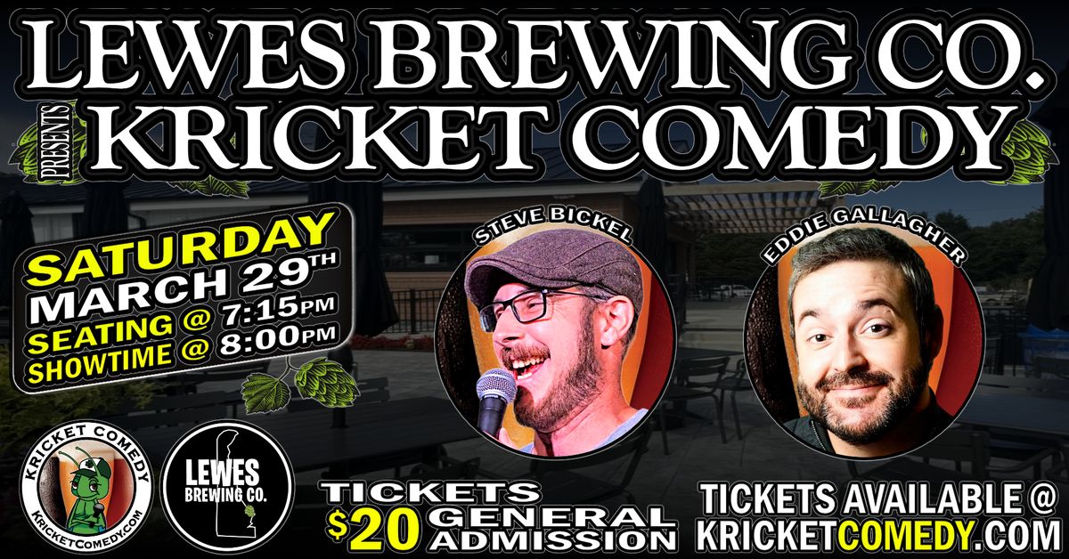 Lewes Brewing Co. presents Kricket Comedy