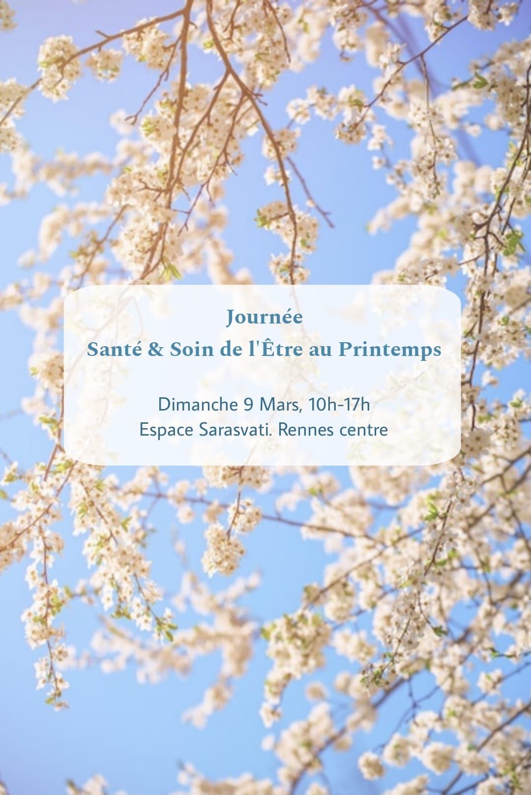 Journ\u00e9e \u2022 Sant\u00e9 & Soin de l\u2019\u00catre au Printemps 