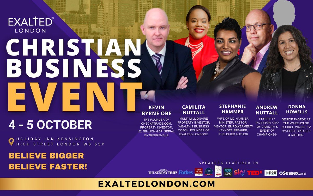 Exalted London Christian Business Event