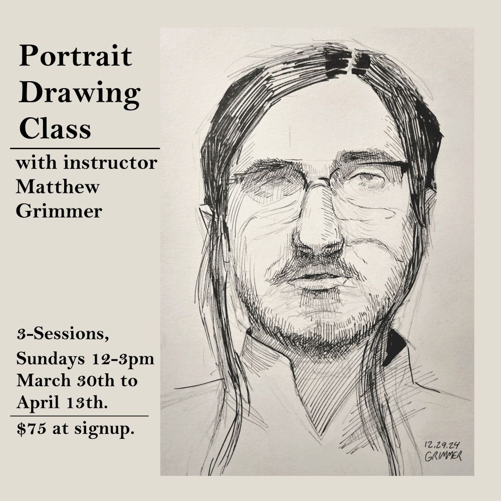 Self Portrait Drawing (3 SESSION WORKSHOP)