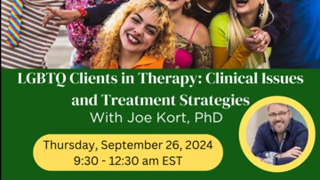 LGBTQ Clients in Therapy: Clinical Issues and Treatment Strategies