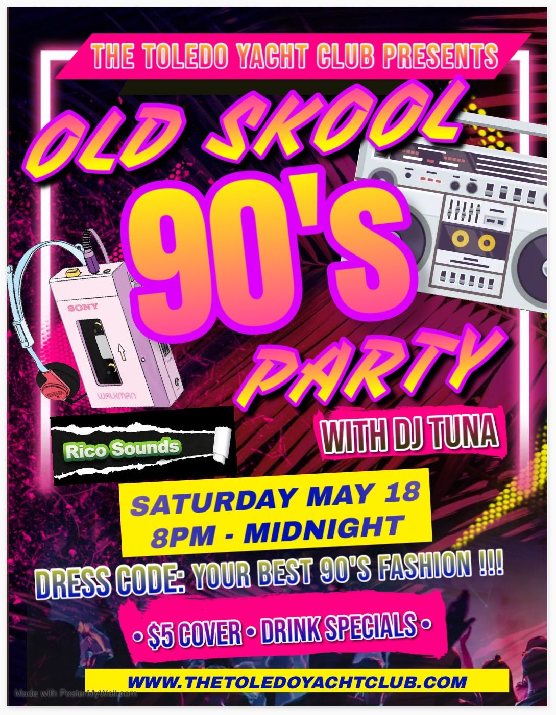 Old Skool 90\u2019s Dance Party - OPEN TO THE PUBLIC - $5 Cover