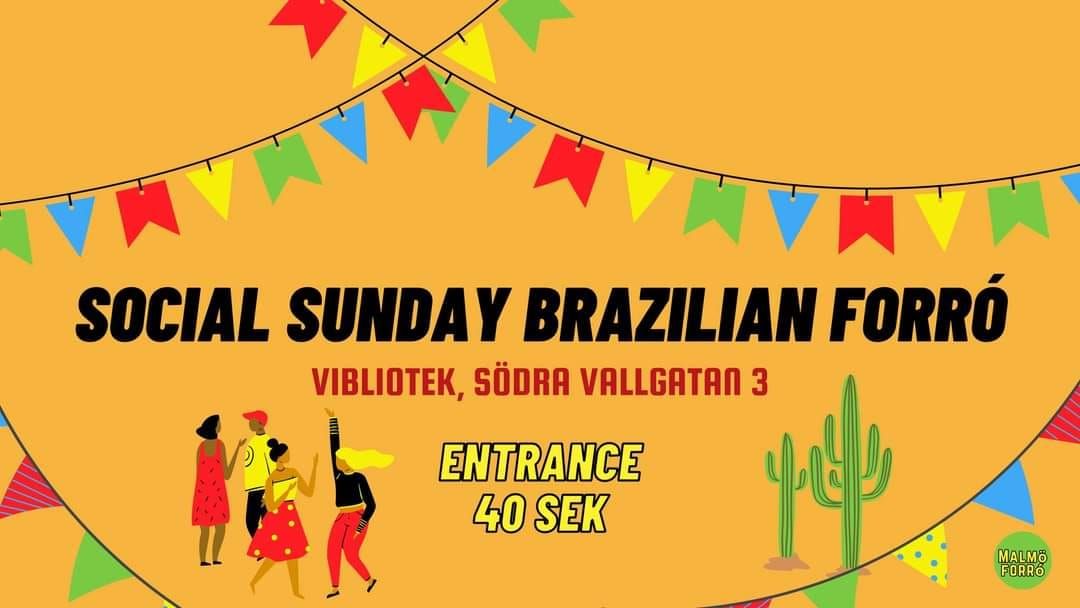 Social Sunday Brazilian Forr\u00f3 @ Vibliotek