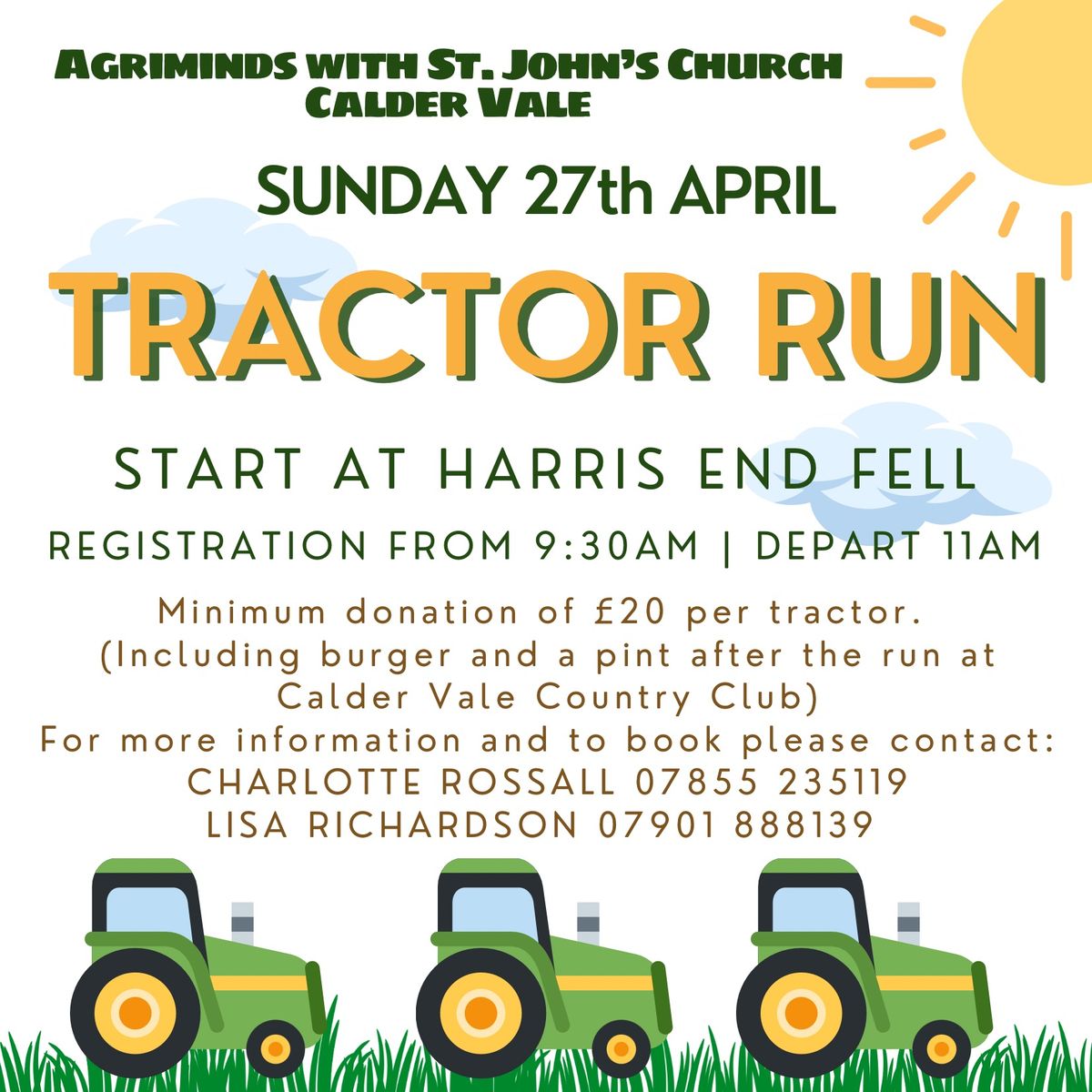 Agriminds & St. John\u2019s Calder Vale Tractor Run