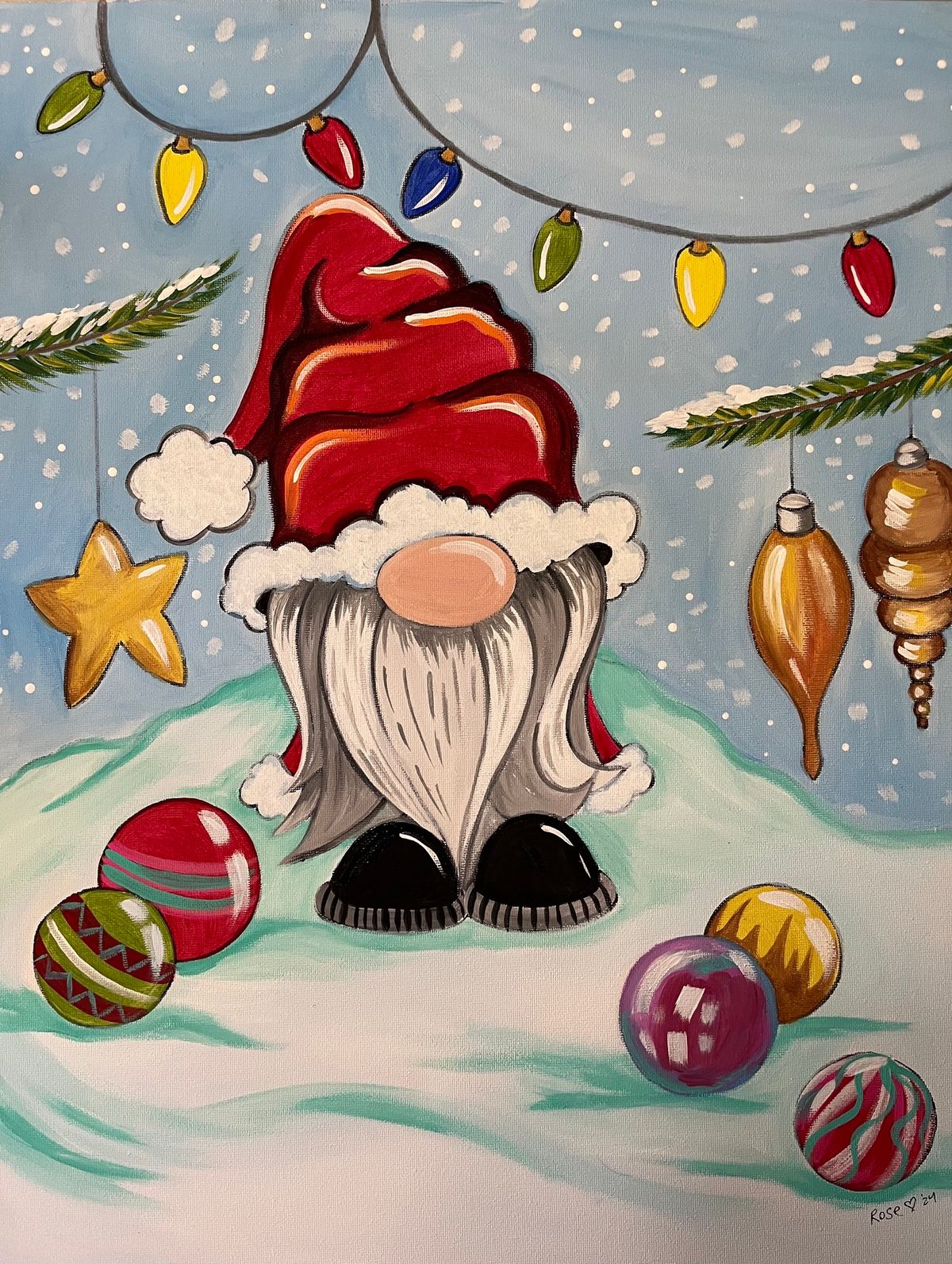 Paint Day for Adults (18+ yrs)_XMAS GNOME