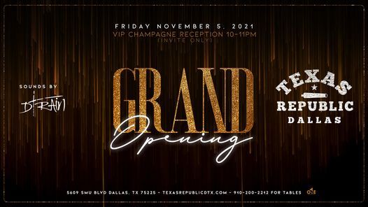 TXR Dallas Grand Opening Celebration