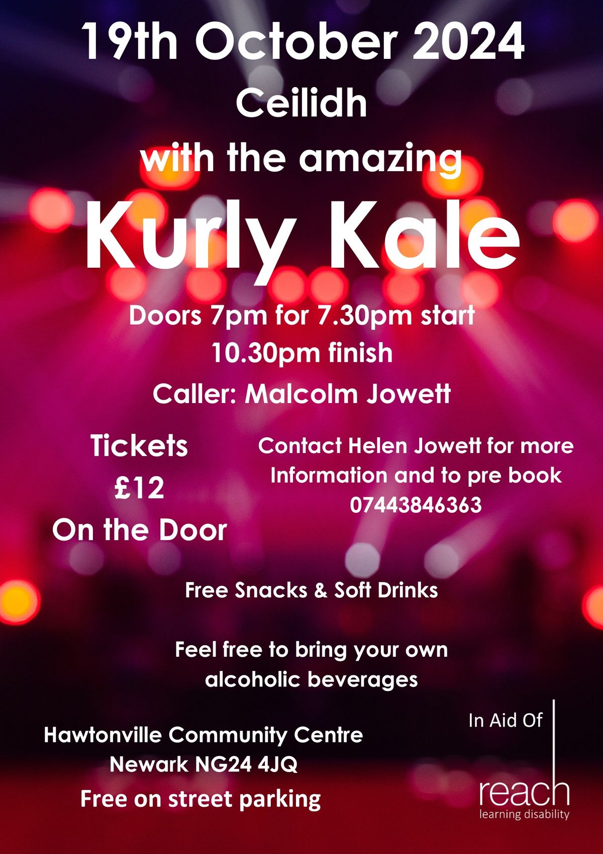 Ceilidh with Kurly Kale - In Aid of Reach