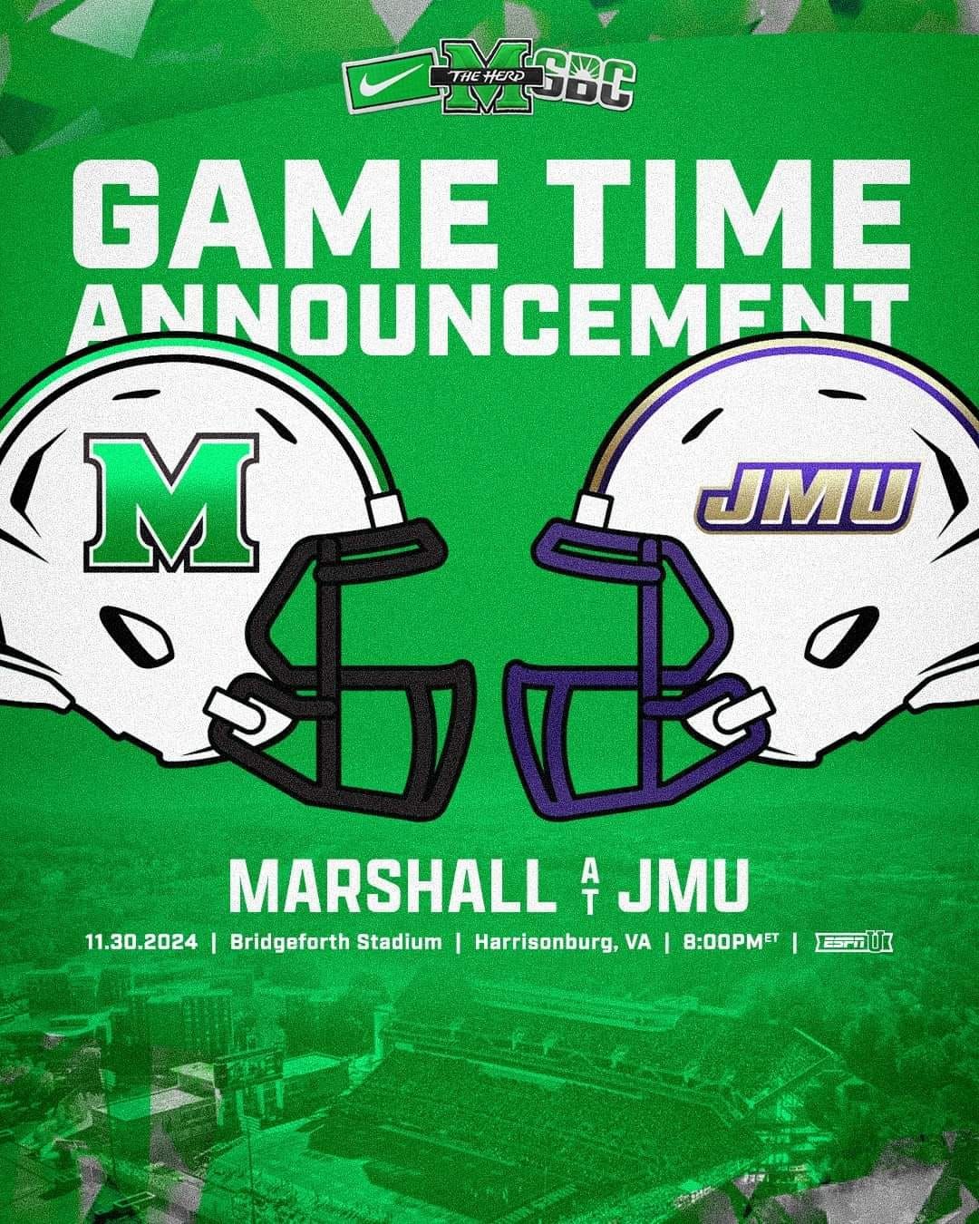 Marshall vs JMU Football Game Watching Party 