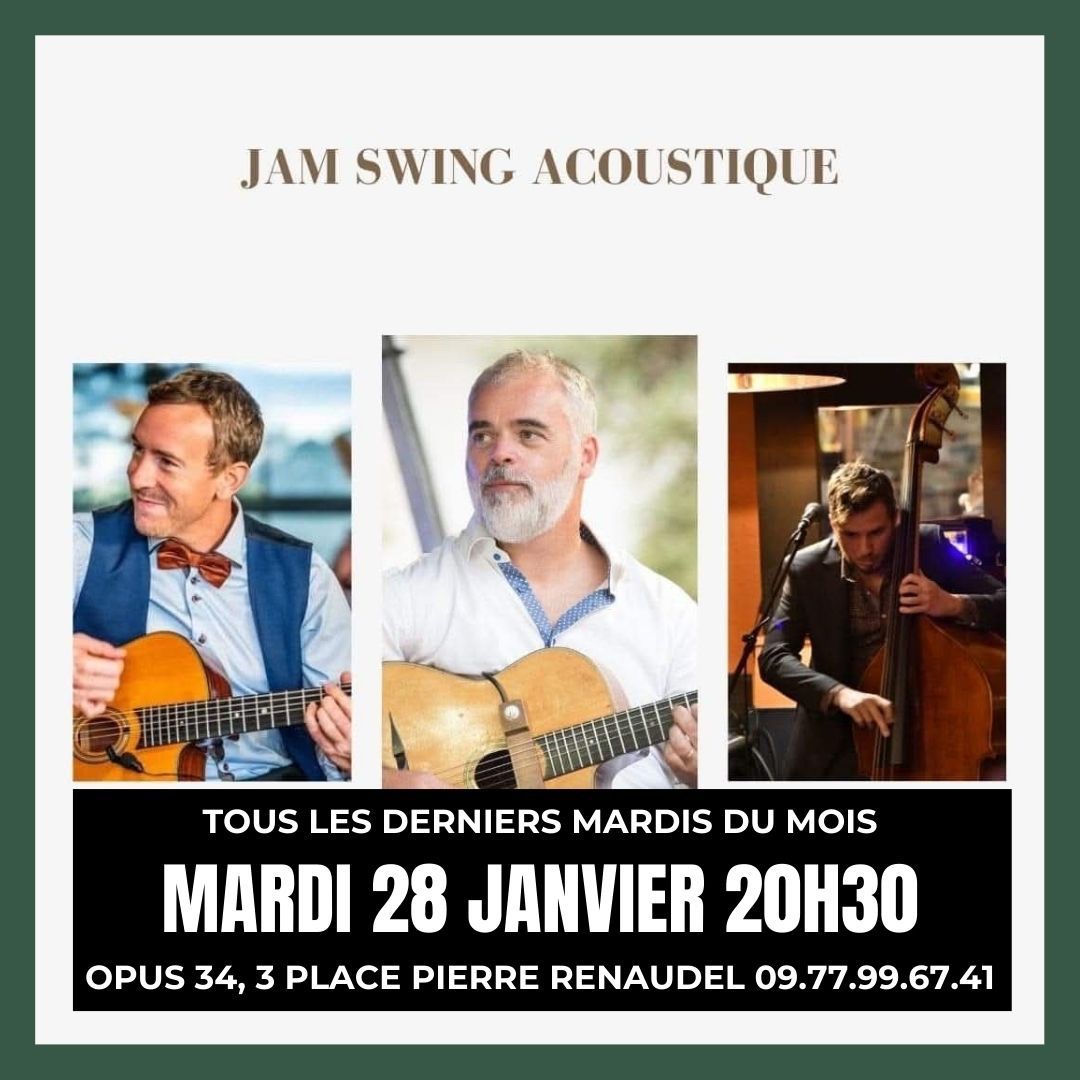 JAM SWING BORDEAUX \u00e0 L\u2019OPUS 34, LE QG DES ARTISTES.