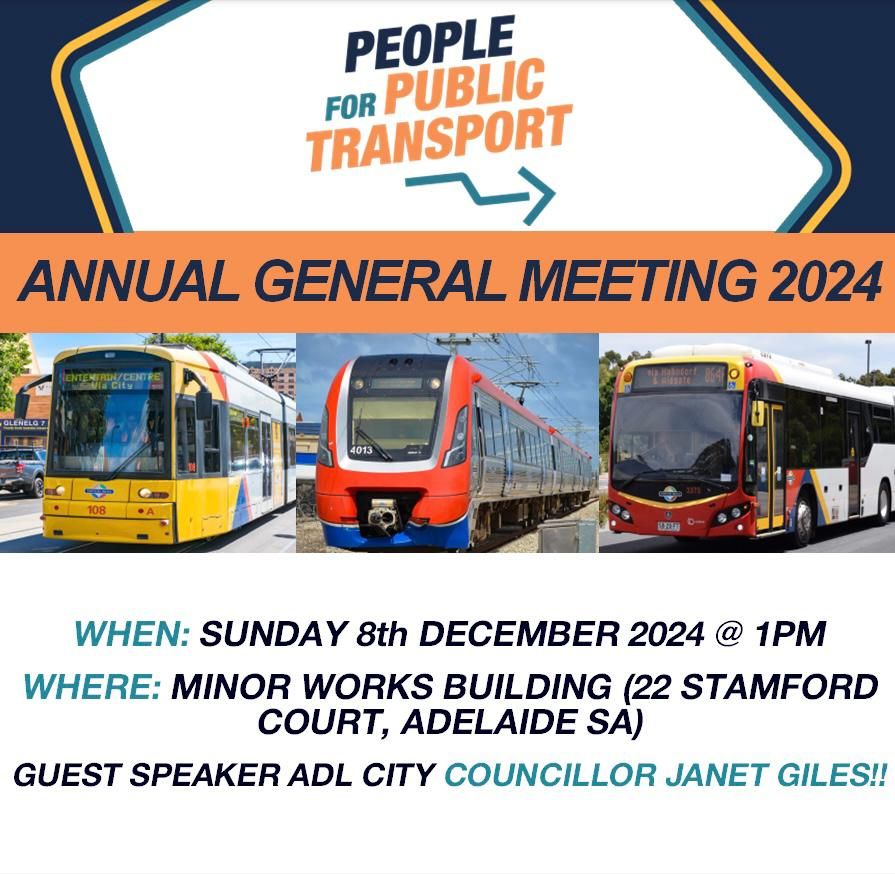 People for Public Transport 2024 AGM