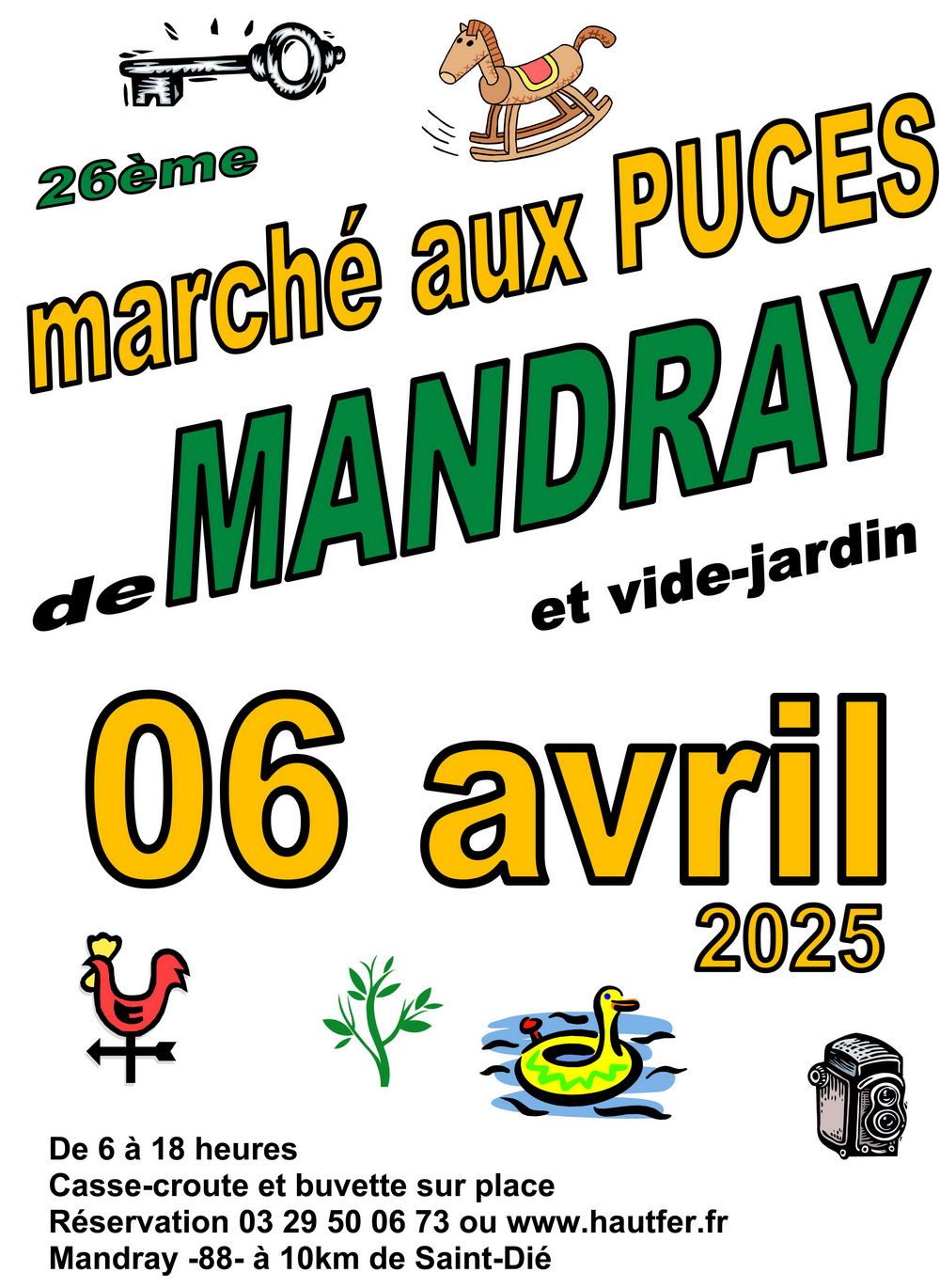 March\u00e9 aux puces de Mandray