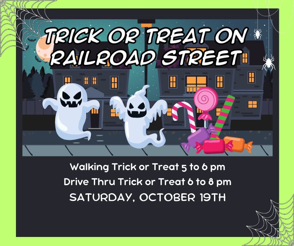 Trick or Treat on Railroad St