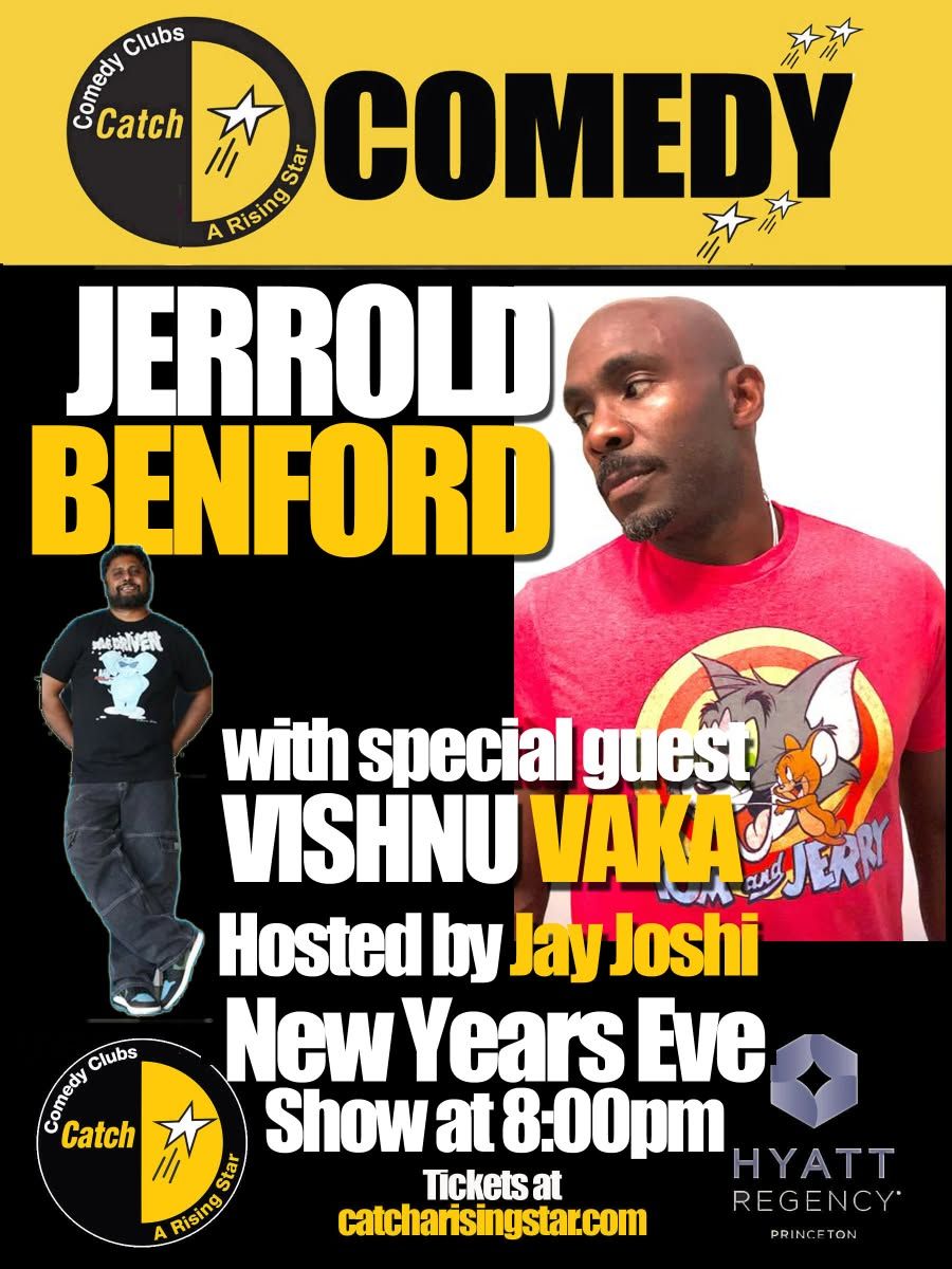 NEW YEARS EVE SHOW with Jerrold Benford, Vishnu Vaka and Jay Joshi