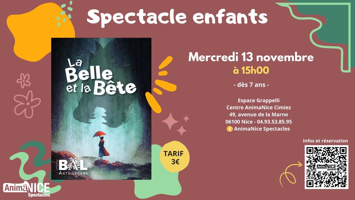 [Spectacle enfants] La belle et la b\u00eate