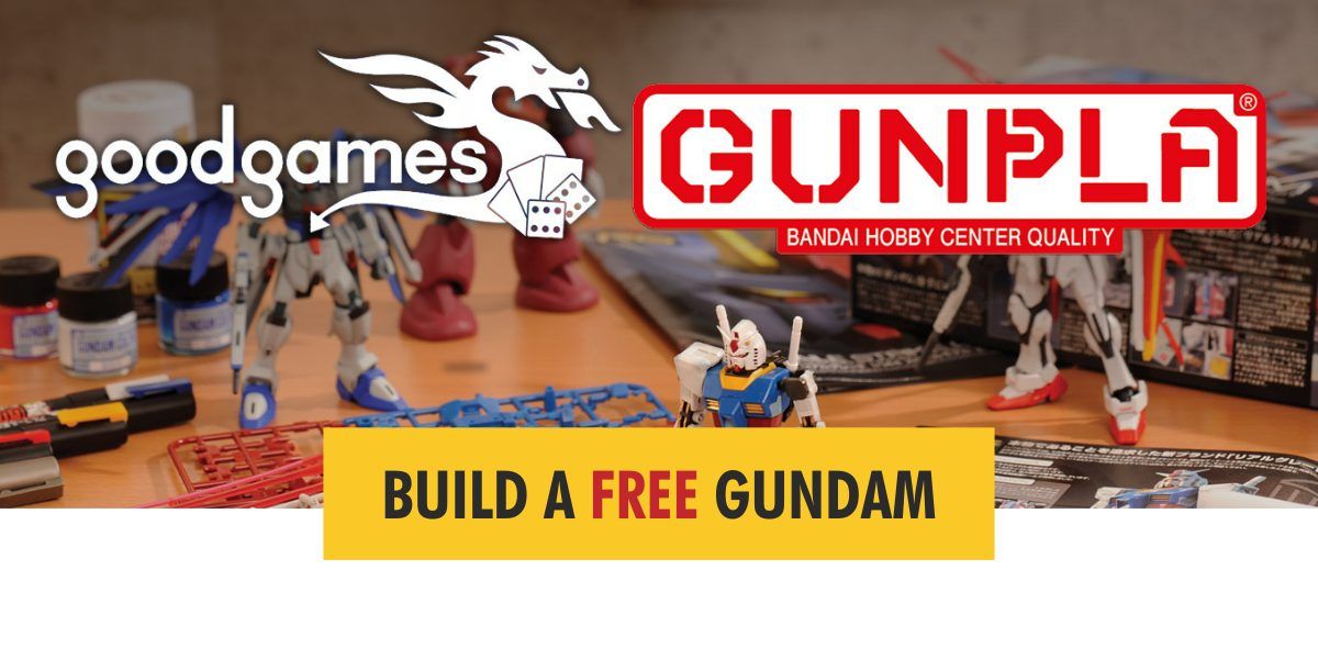 SCHOOL HOLIDAY'S GUNDAM BUILD DAY - FREE