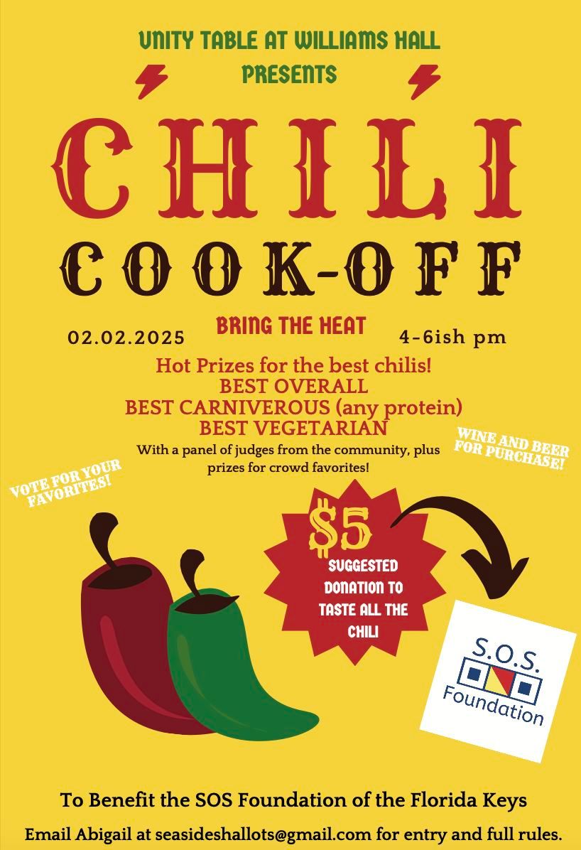 Chili Cook-Off at Williams Hall!