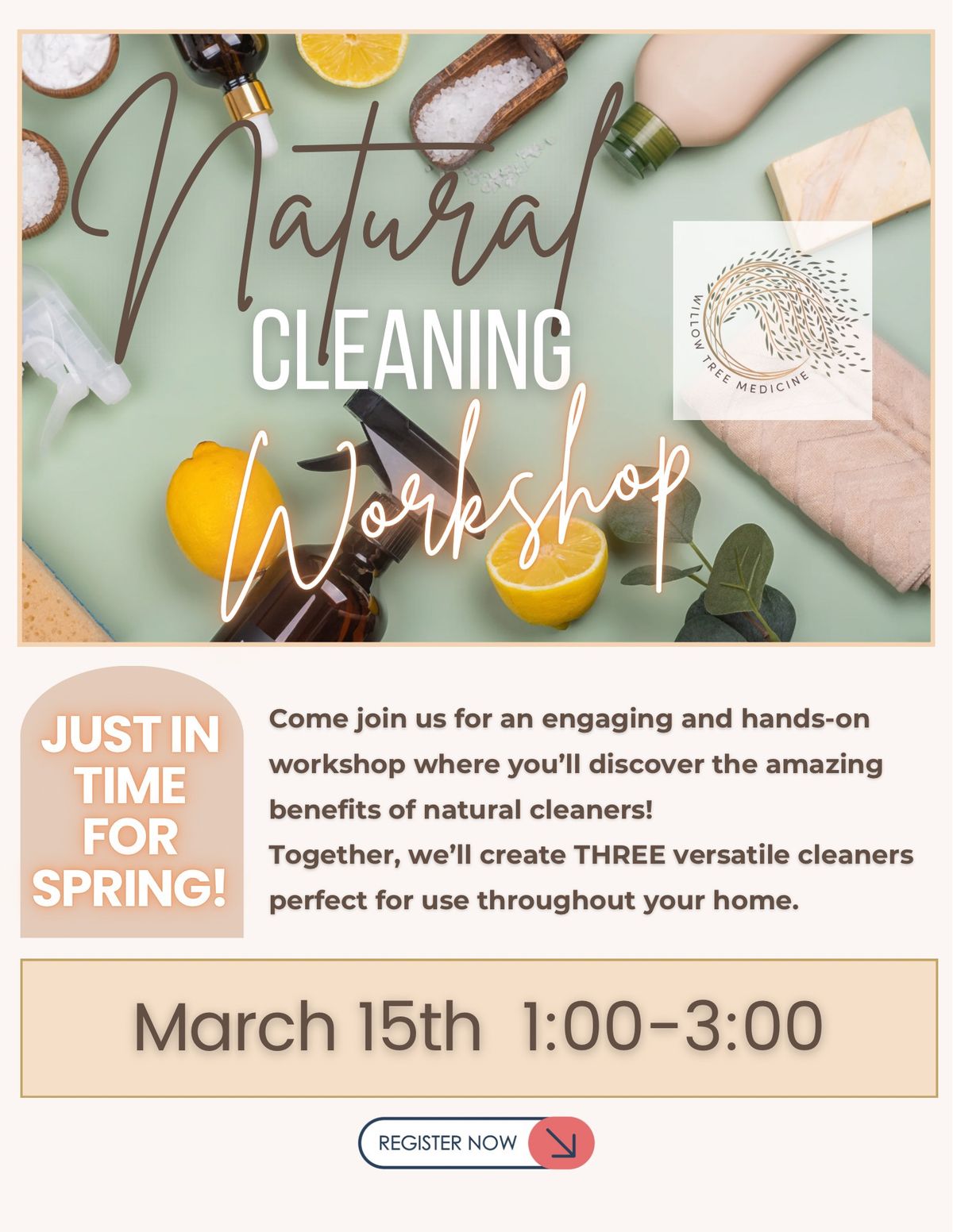 Natural cleaning workshop