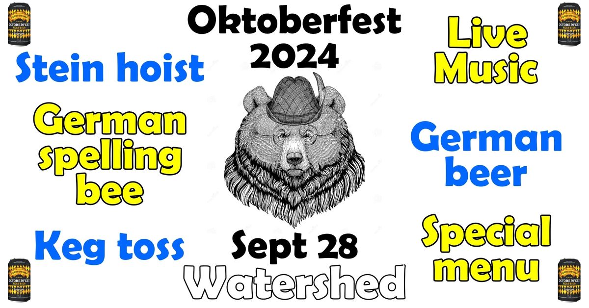 Oktoberfest at Watershed!  