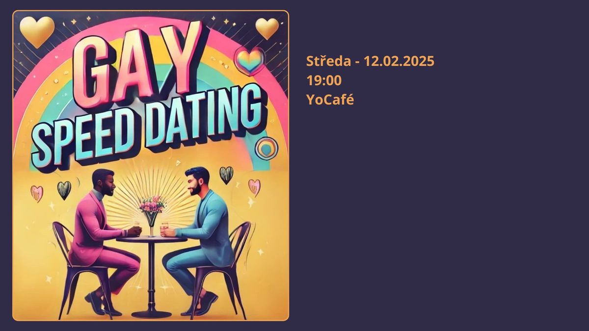 LGBTQ+ Valent\u00fdnsk\u00fd speed dating \u2764