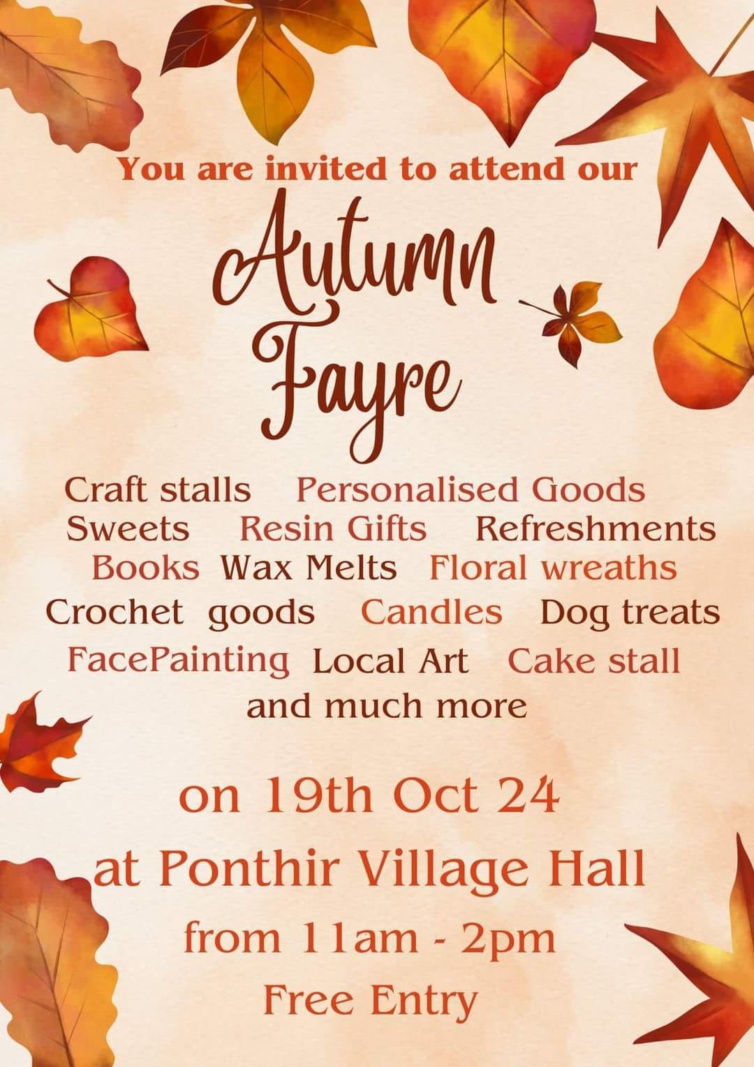 Ponthir Village Hall Fair 