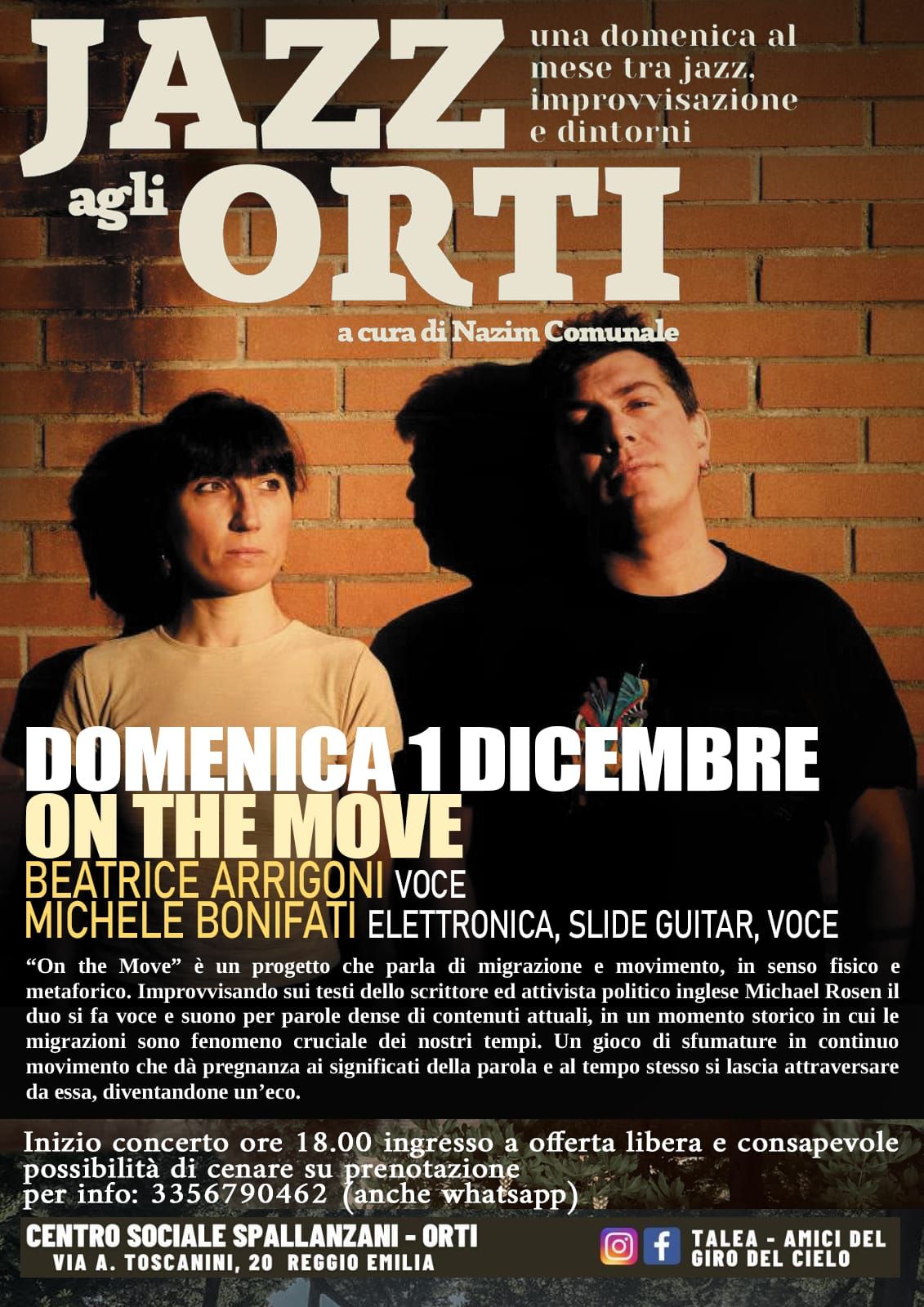 JAZZ AGLI ORTI: ON THE MOVE