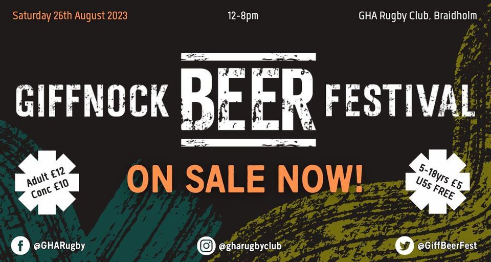 Giffnock Beer Festival 2023, GHA Rugby Club, Glasgow, 26 August 2023