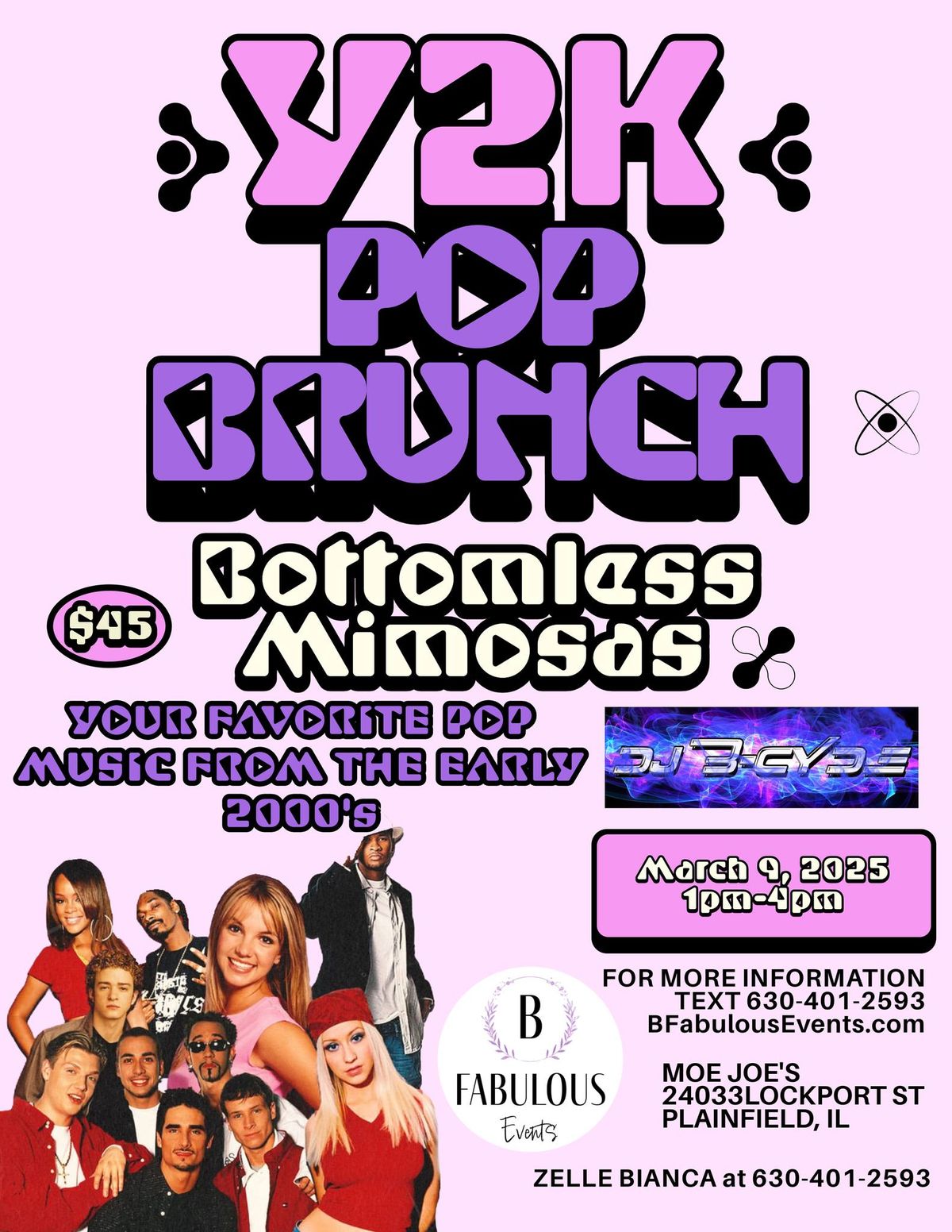 Y2K Bottomless Mimosa Pop Brunch