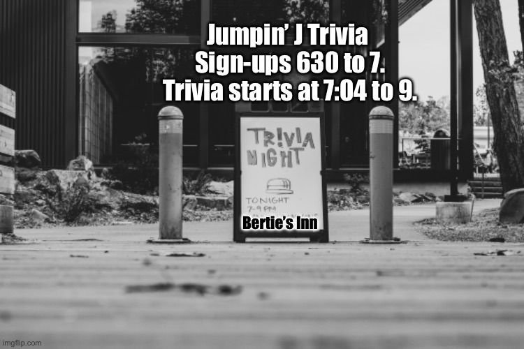 Jumpin\u2019 J\u2019s  Music Trivia on the deck