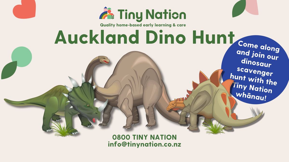 Tiny Nation Auckland - Dinosaur Scavenger Hunt