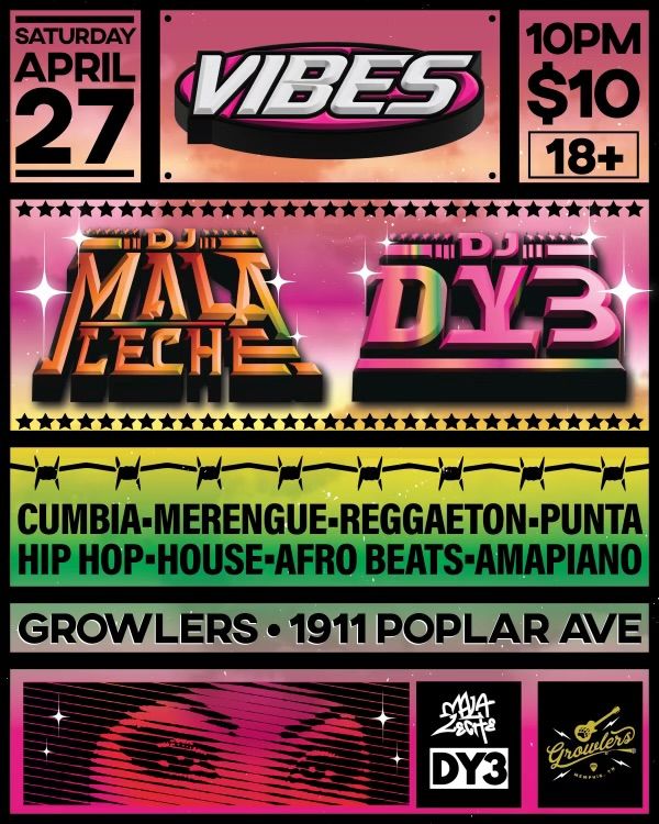 Vibes - Reggae vs. Reggaeton at Growlers - Memphis, TN