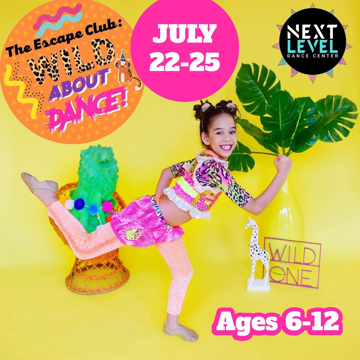 The Escape Club: Wild About Dance (ages 6-12) Dance Camp