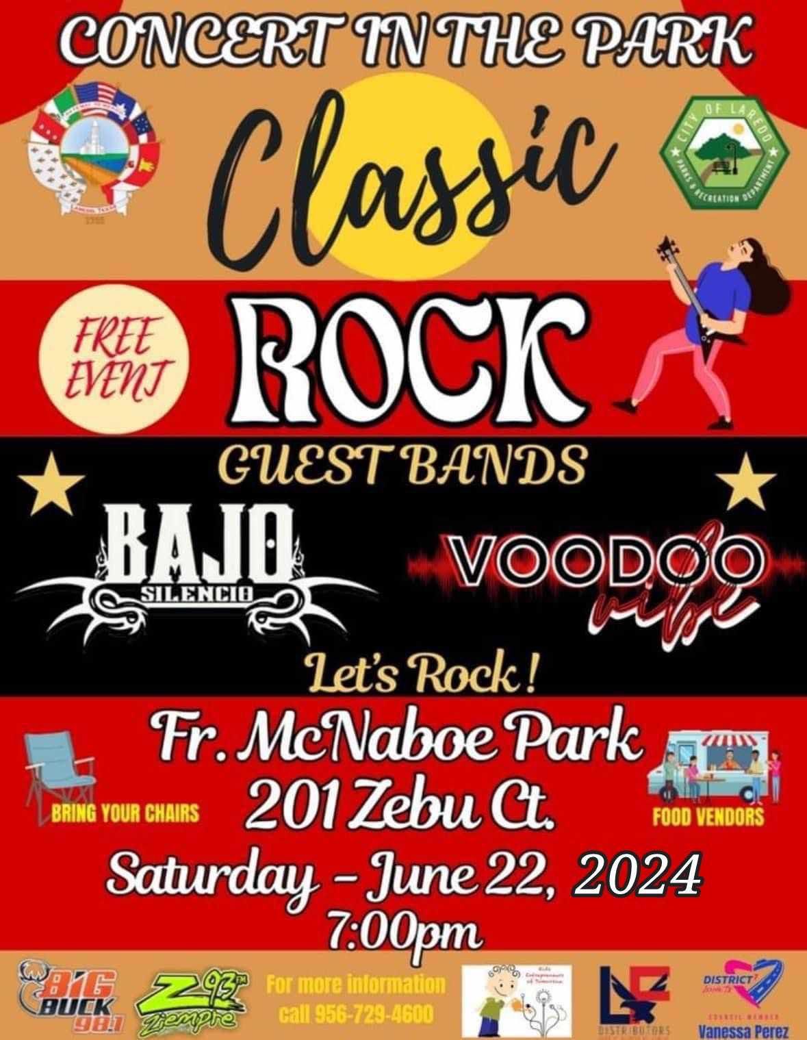 Concert in the Park Free Summer Rock Event 