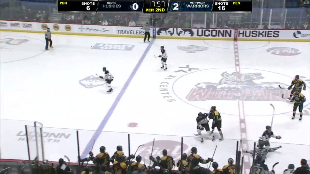 Merrimack Warriors at UConn Huskies Mens Hockey