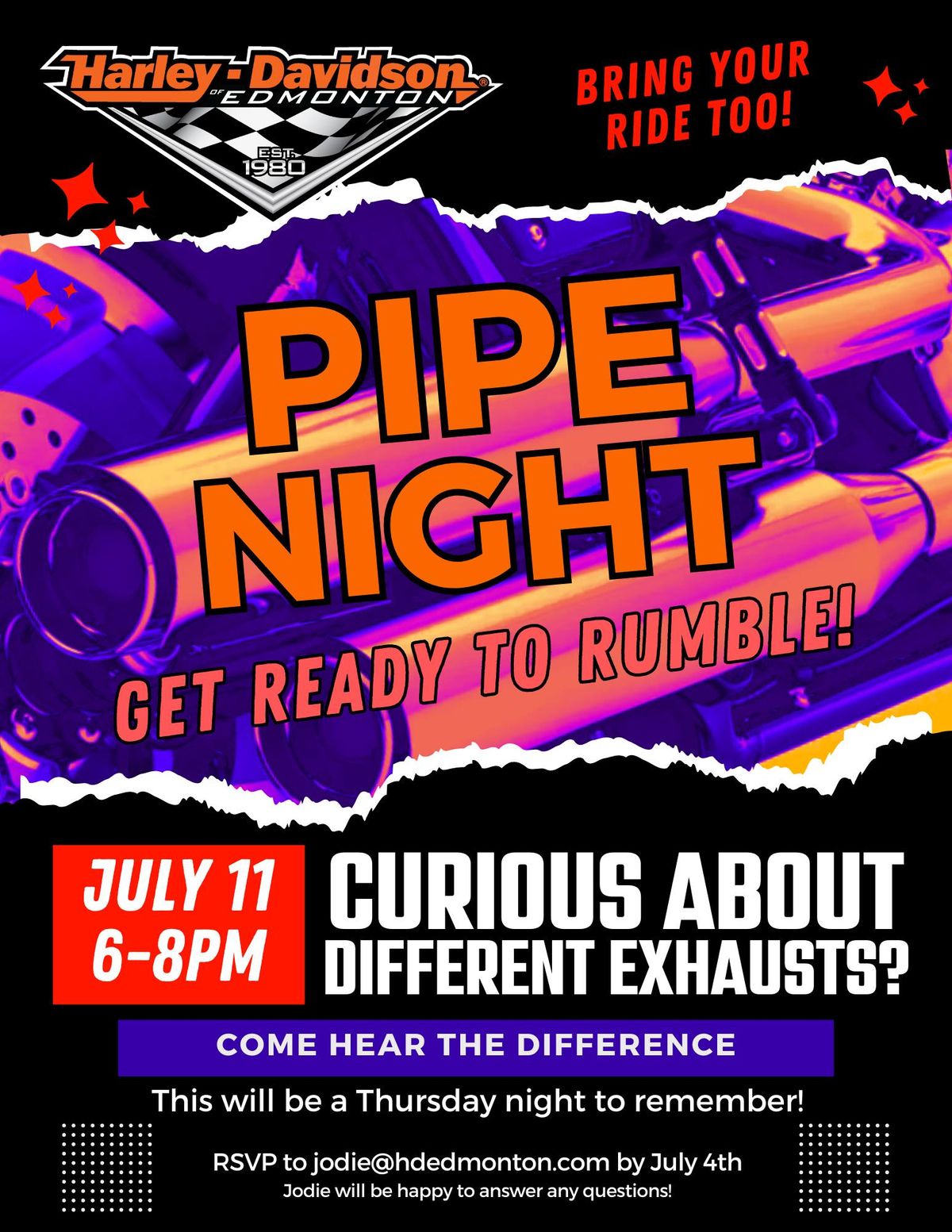 Pipe Night at HDE