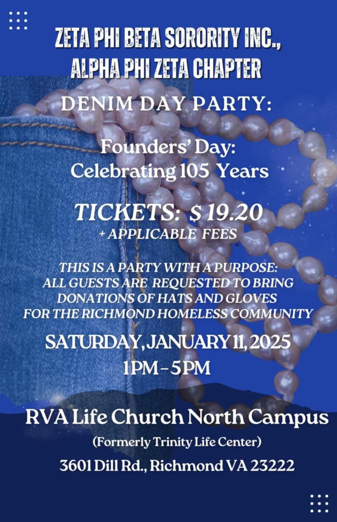 Founders Day Denim Day Party APhiZ