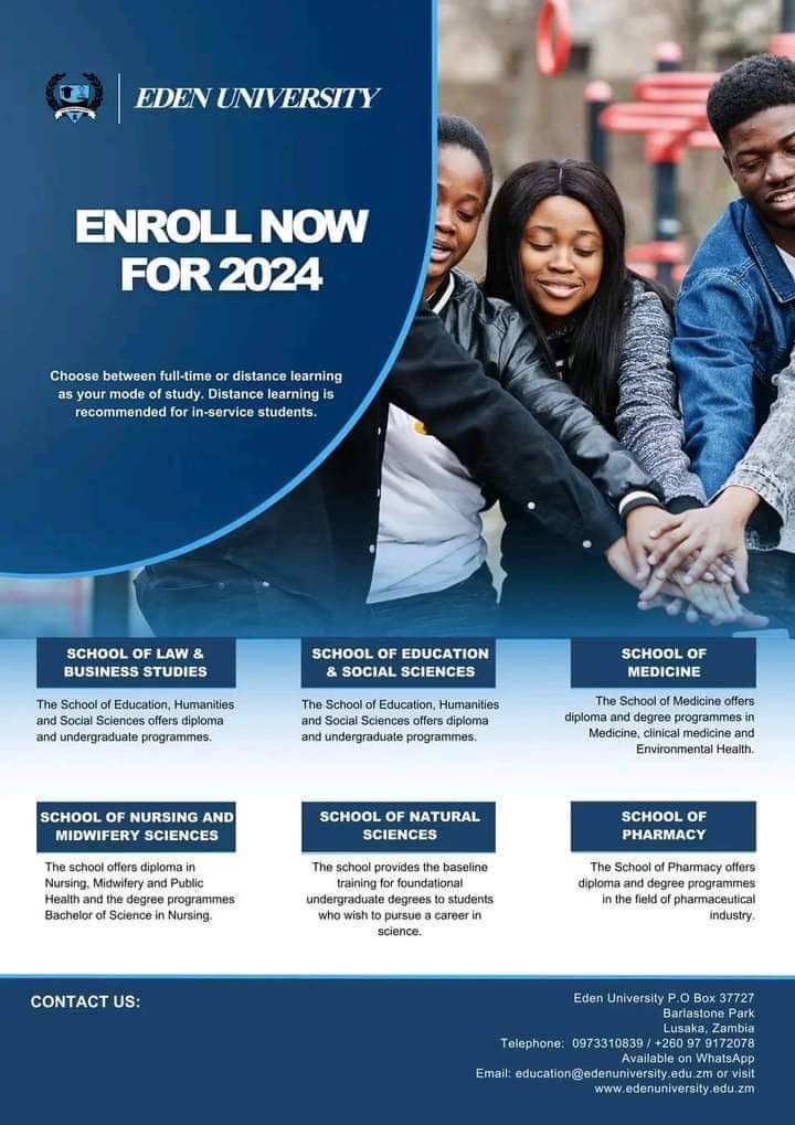 Eden University Jan 2025 Enrollment in Progress 