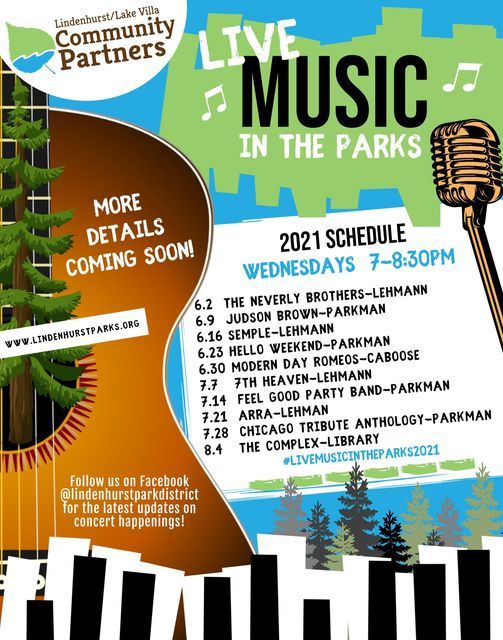 Live Music in the Park, The Lehmann Mansion, Lake Villa, 16 June 2021