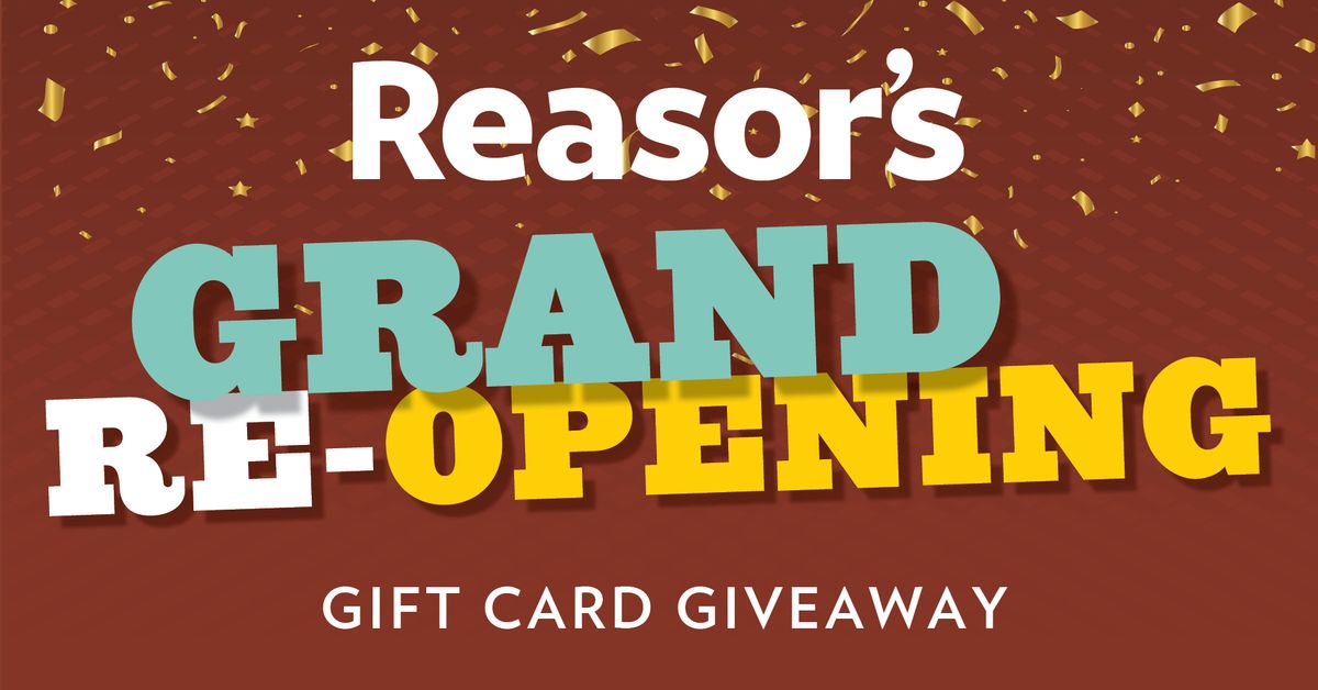 GRAND RE-OPENING | GIFT CARD GIVEAWAY| Sand Springs, OK