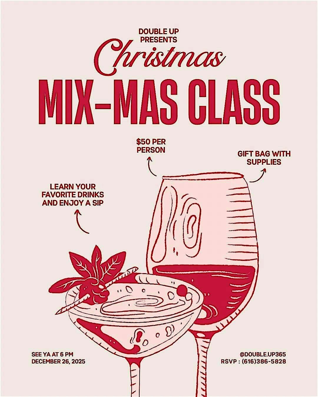 Merry Mix-Mas Cocktail Class