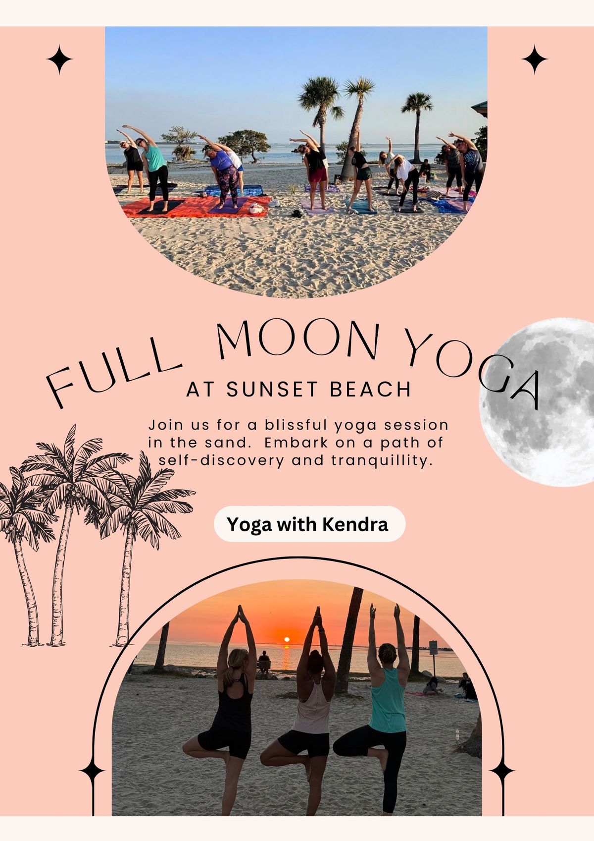 Full Moon Beach Yoga 